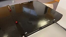 Position QFIX indexing bar on a defined couch indexer (for example position H2)