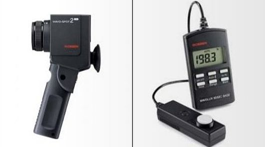 Luminance Meter and Illuminance Meter MAVO-SPOT 2 USB and MAVOLUX 5032 BASE
