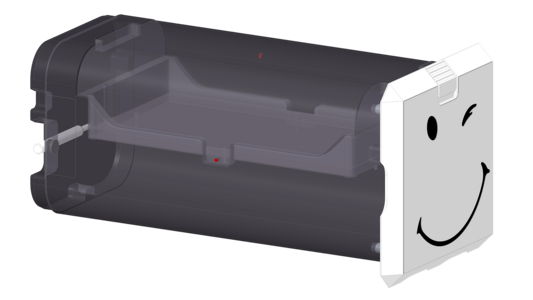 RUBY Patient QA Film insert for precise radiochromic film measurement.