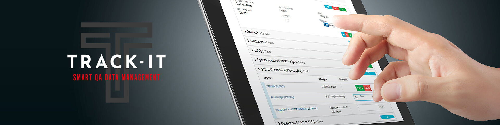 Track-it Smart QA Data Management in Radiotherapy and Imaging