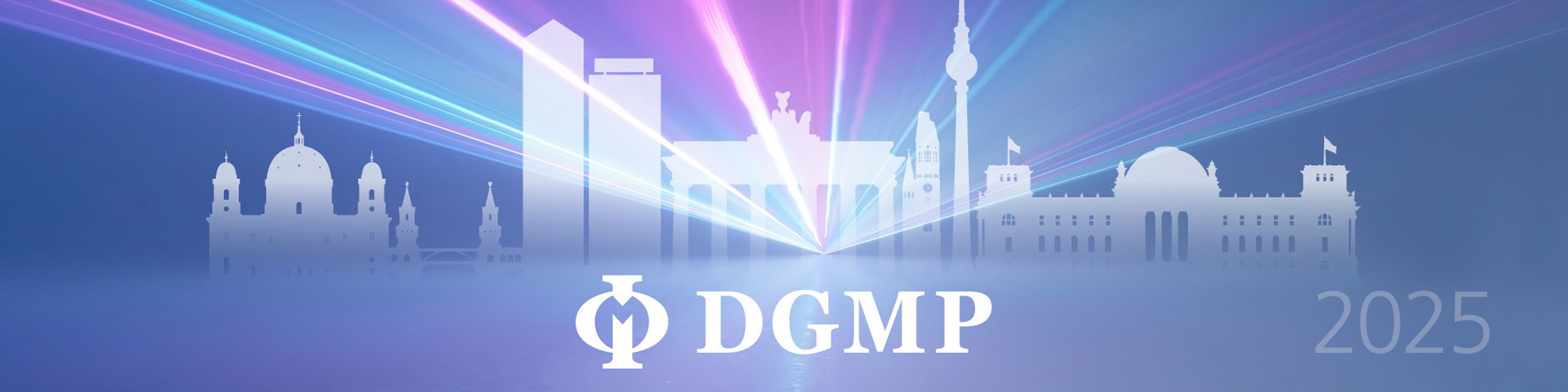 DGMP 2025 banner with Berlin skyline